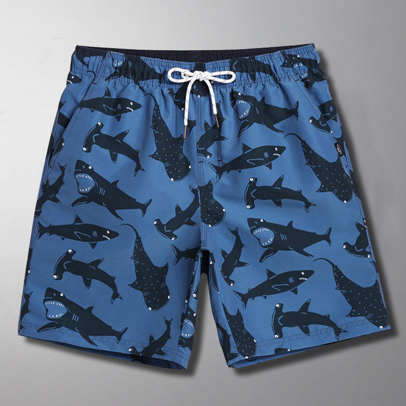 Beach pants crocodile print shorts men's summer shorts
