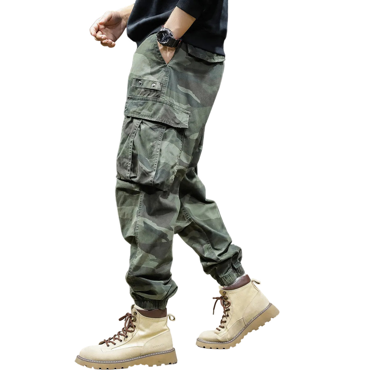 Camouflage cargo pants men's pants