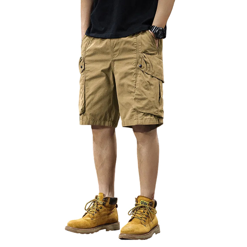 Outdoor casual cargo shorts men's breathable summer trousers