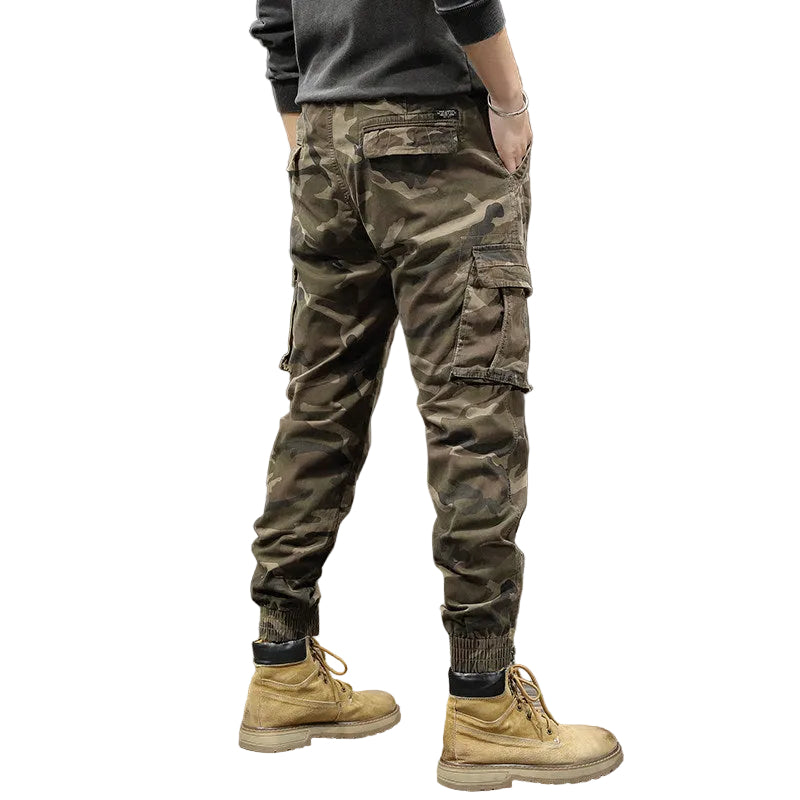 Camouflage slacks men's Cargo pants slim fit
