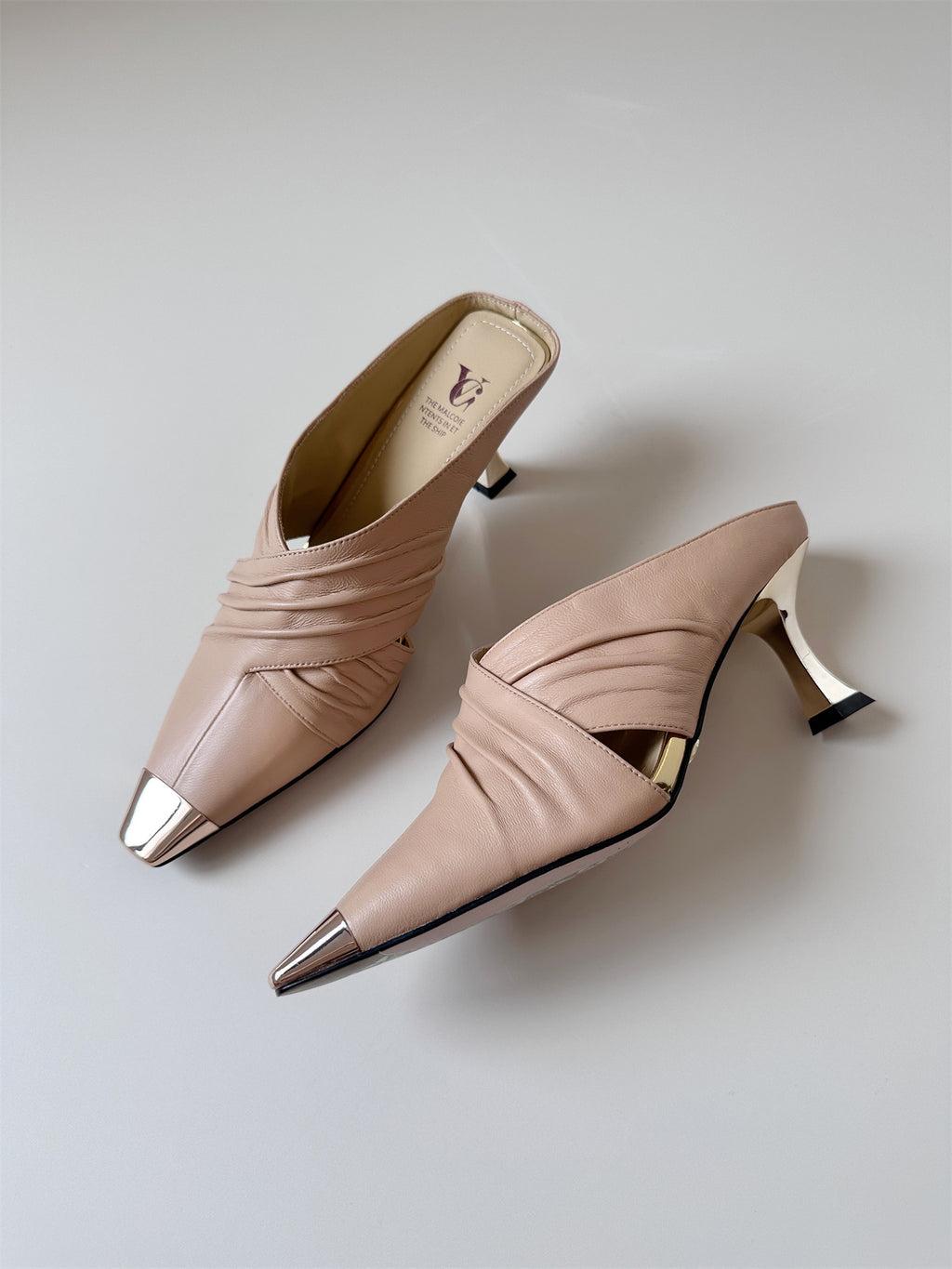 7cm stiletto heel half-slippers heel