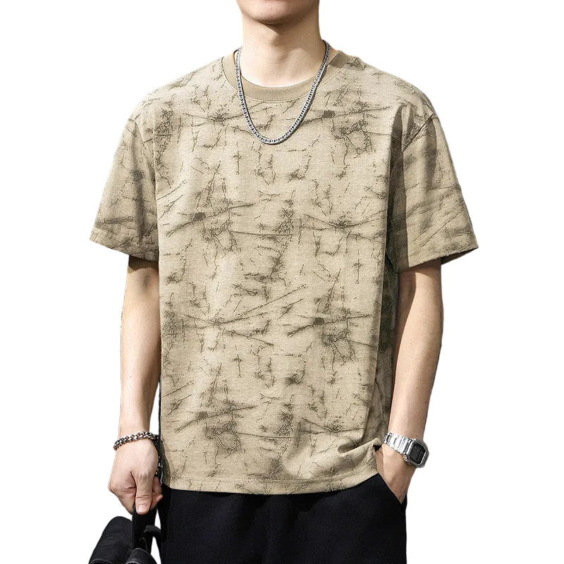 Full Print Men's Short Sleeve T-Shirt Summer Top