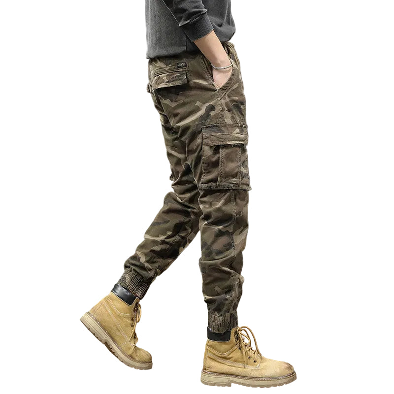 Camouflage slacks men's Cargo pants slim fit