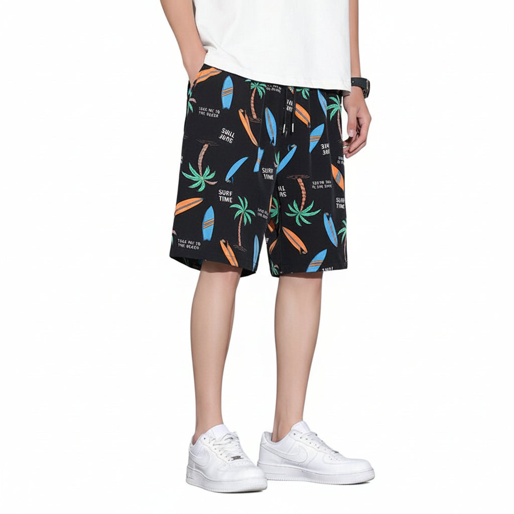 Multi colour beach men's summer pants