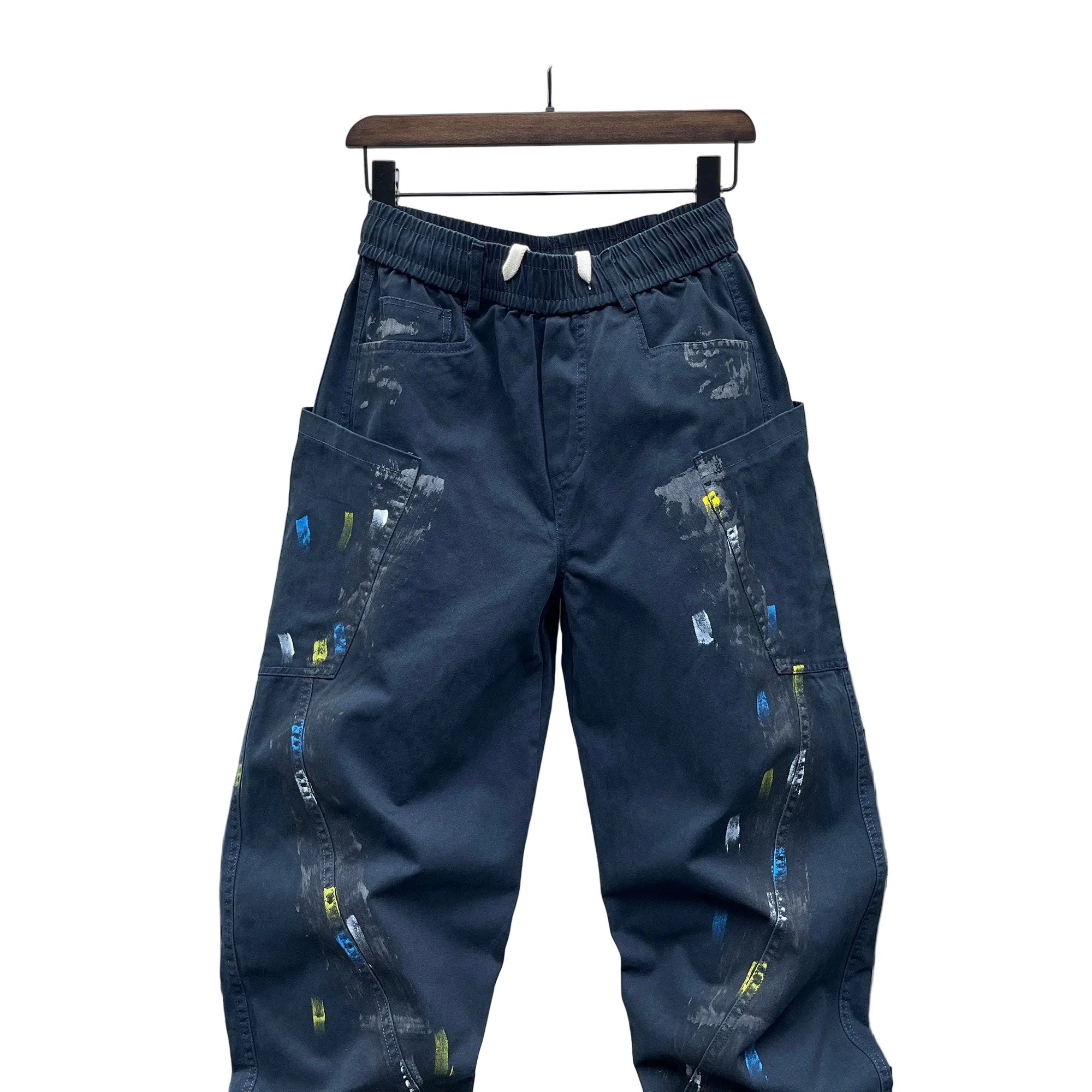 Scimitar pants ruffian wide-leg straight jeans