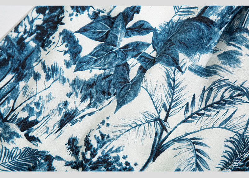 Beach printed men's summer loose casual short pants