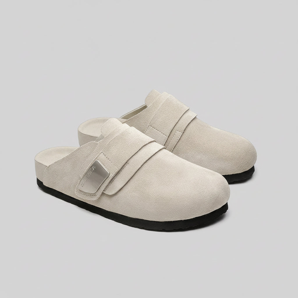 Cork Half Slip On Toe Shoe