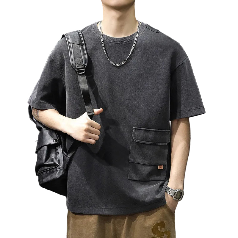 T-shirt men's summer loose casual unisex tee