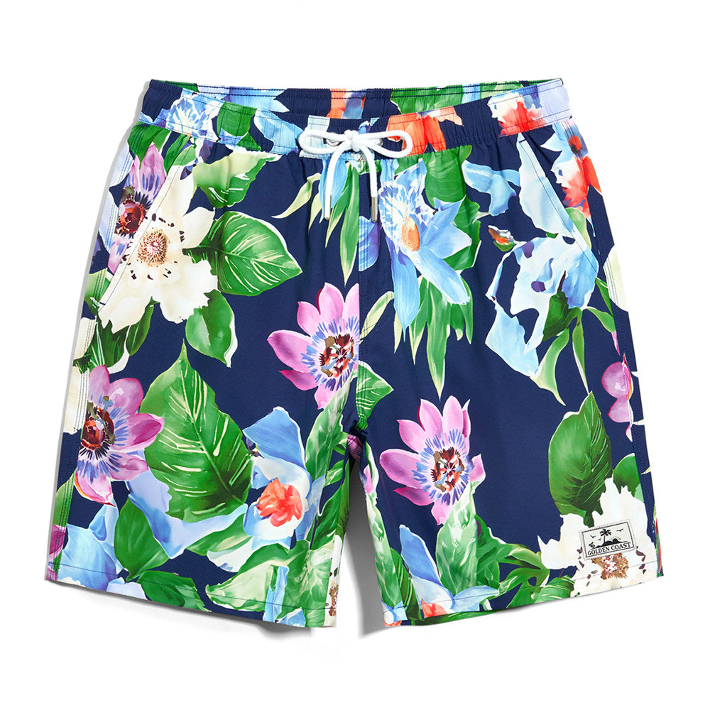 Beach pants men's gentle pink casual loose shorts