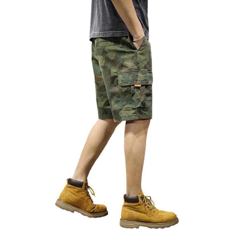 Camouflage Cargo Shorts Pant Men's Trousers