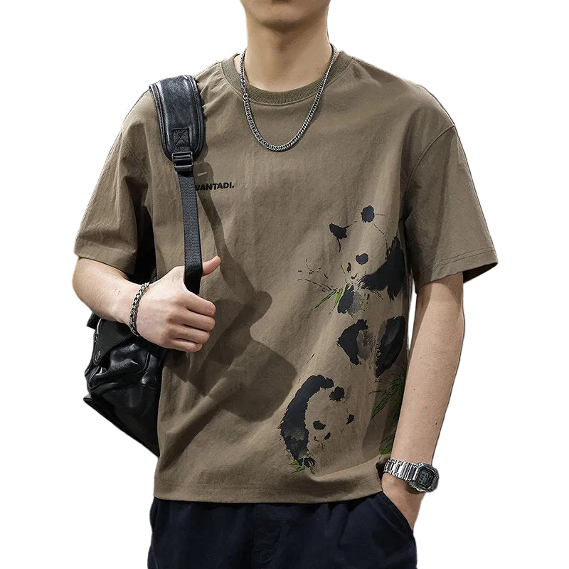 T-shirt men's brown unisex tee