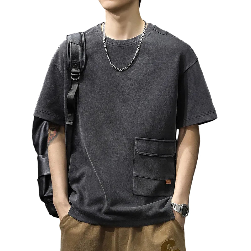 T-shirt men's summer loose casual unisex tee