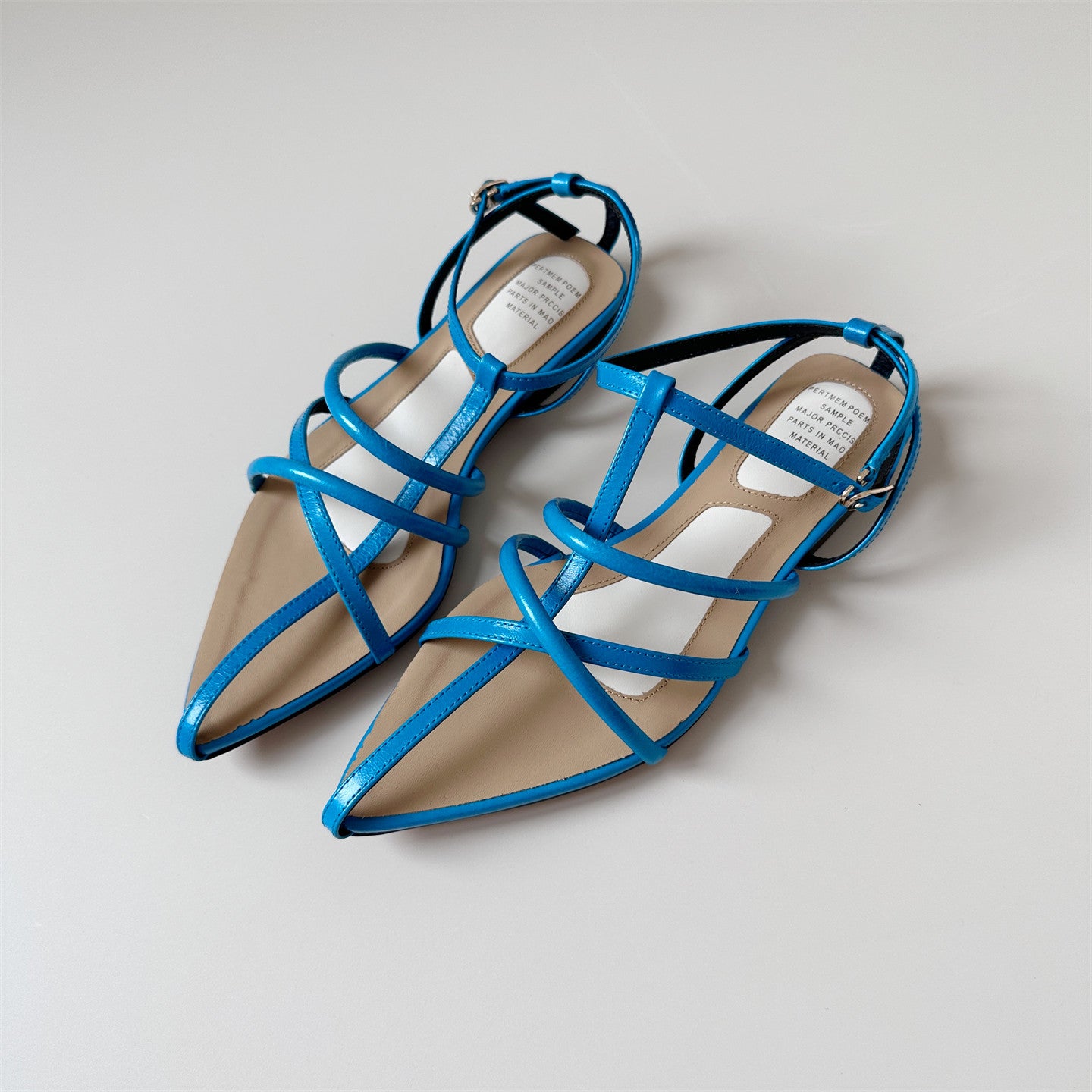 Blue sandals women's summer shoes