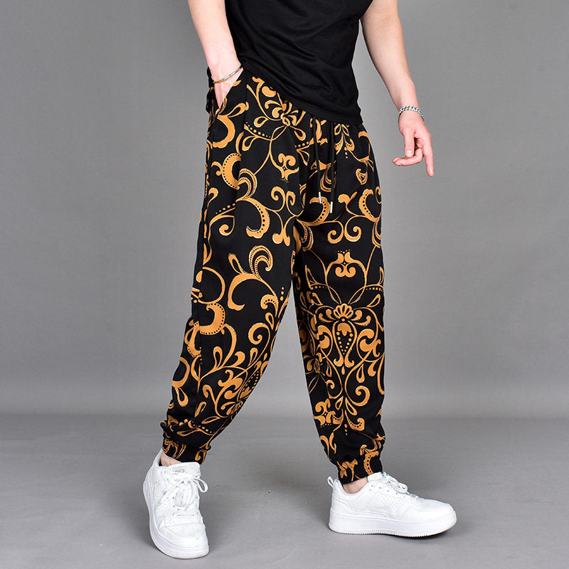 Graphic print pants
