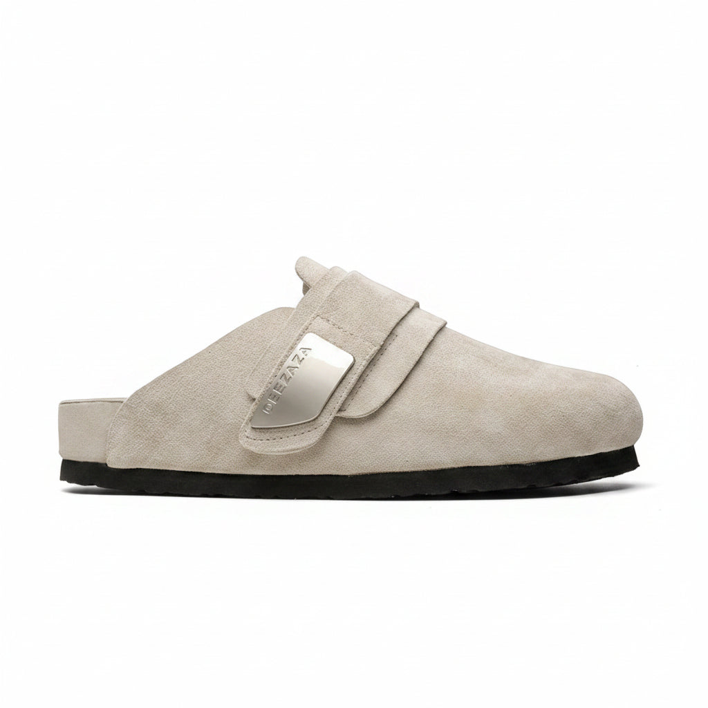 Cork Half Slip On Toe Shoe