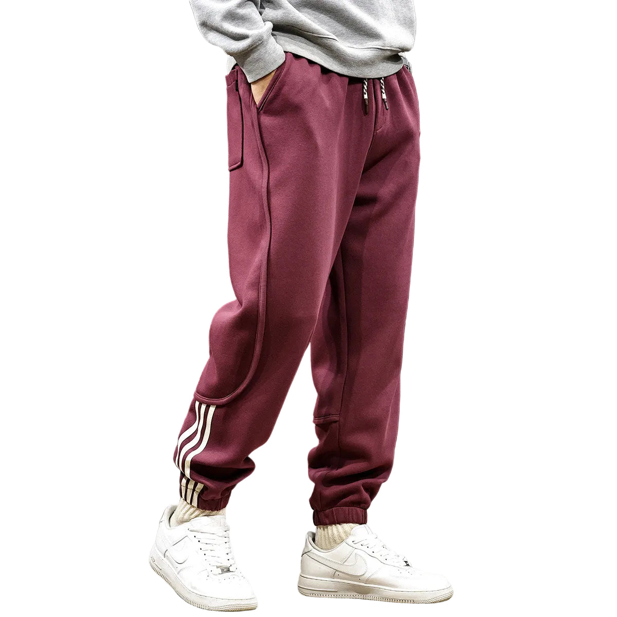 Men striped sweatpants