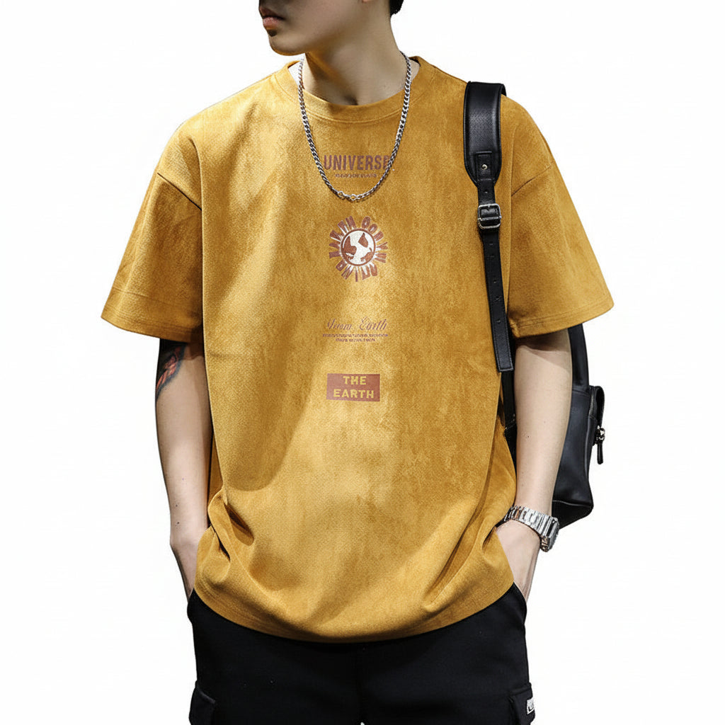 Casual half-sleeved top T-shirt summer men's new body shirt