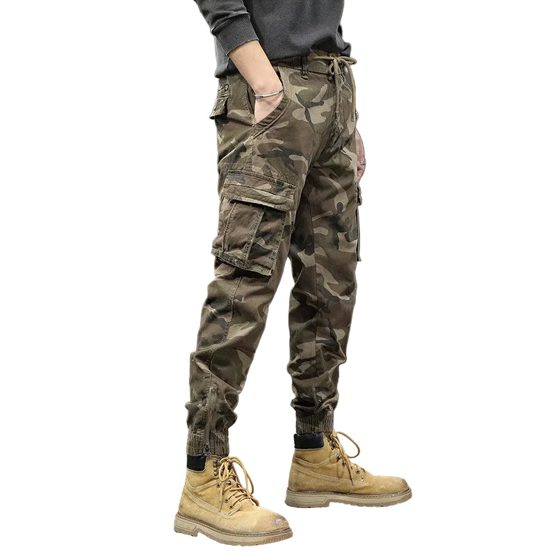 Camouflage slacks men's Cargo pants slim fit