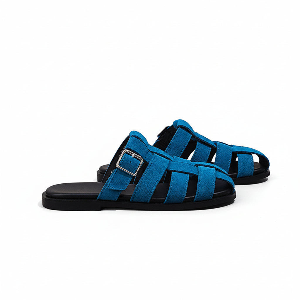 Woven Toe Sandals Half Slippers