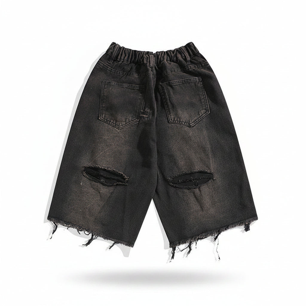 Vintage ripped jeans shorts pants