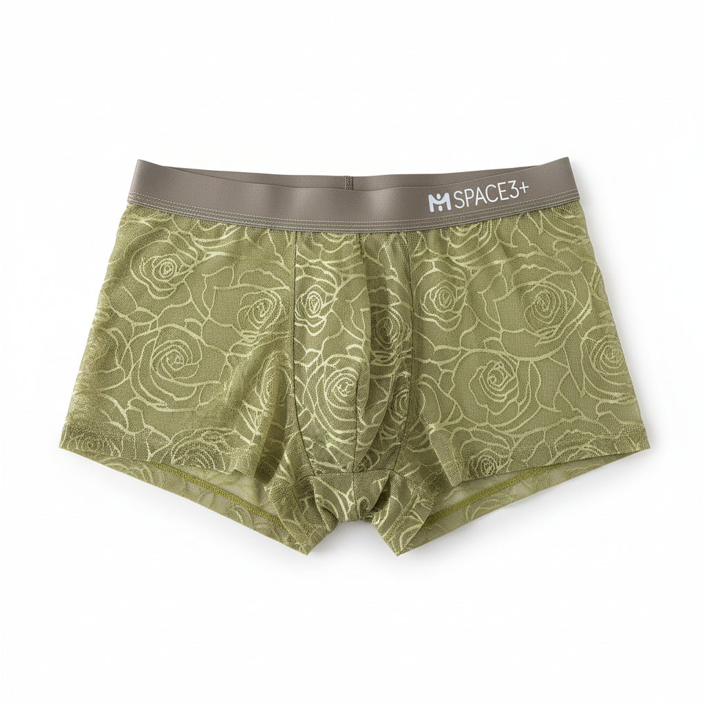 Men's Panties Lace Pure Mesh Breathable boxers