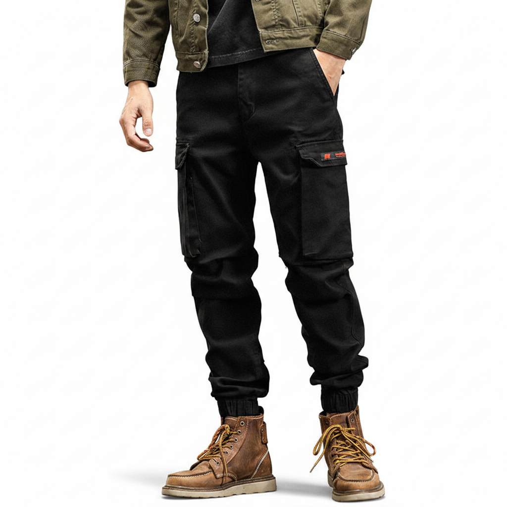 Camouflage cargo pants jeans