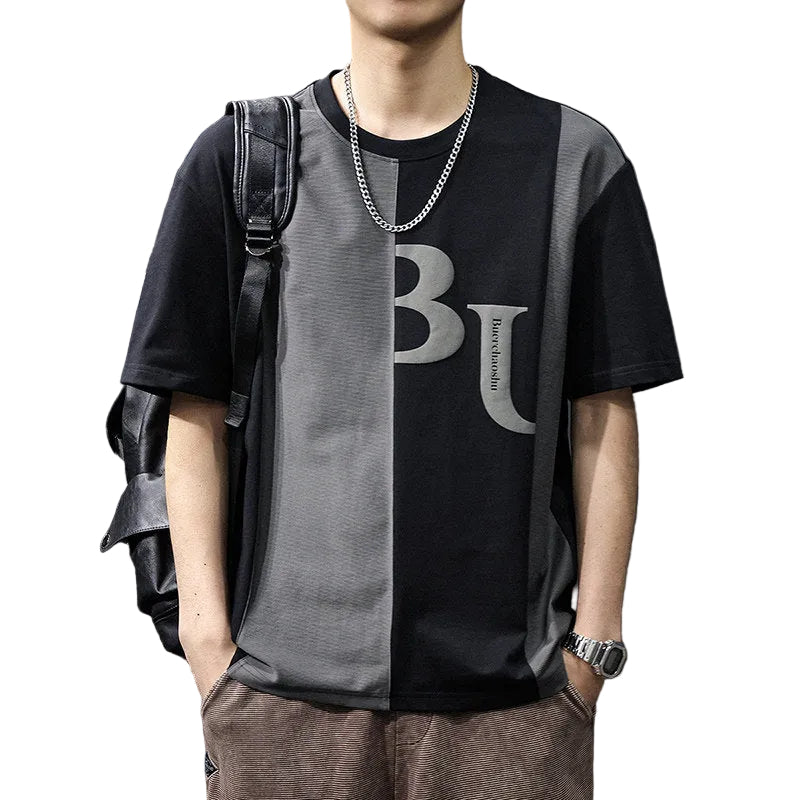 Thin short-sleeved T-shirt men top