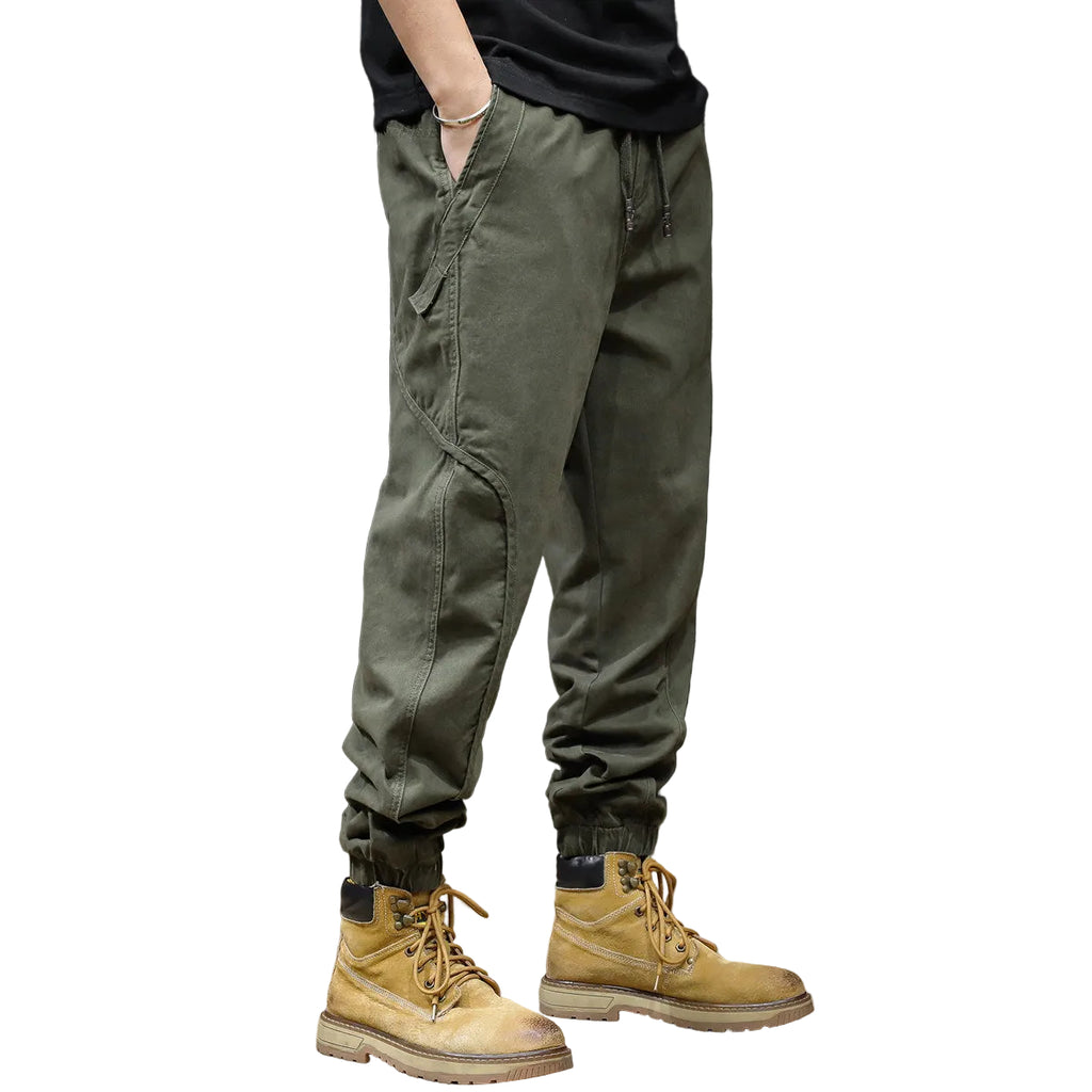 Pants sleek silhouette men trousers