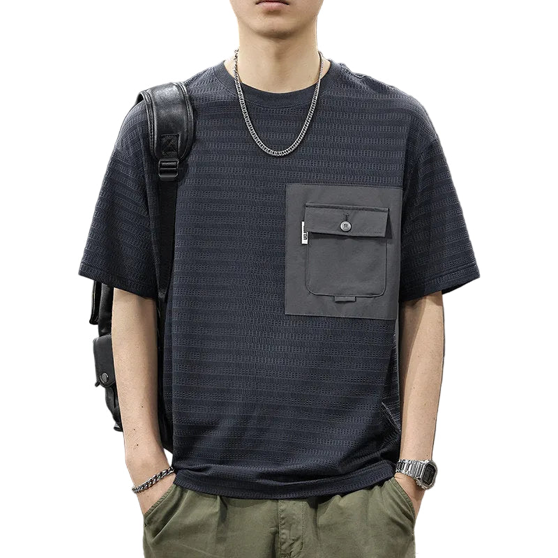 T-shirt men top loose tee