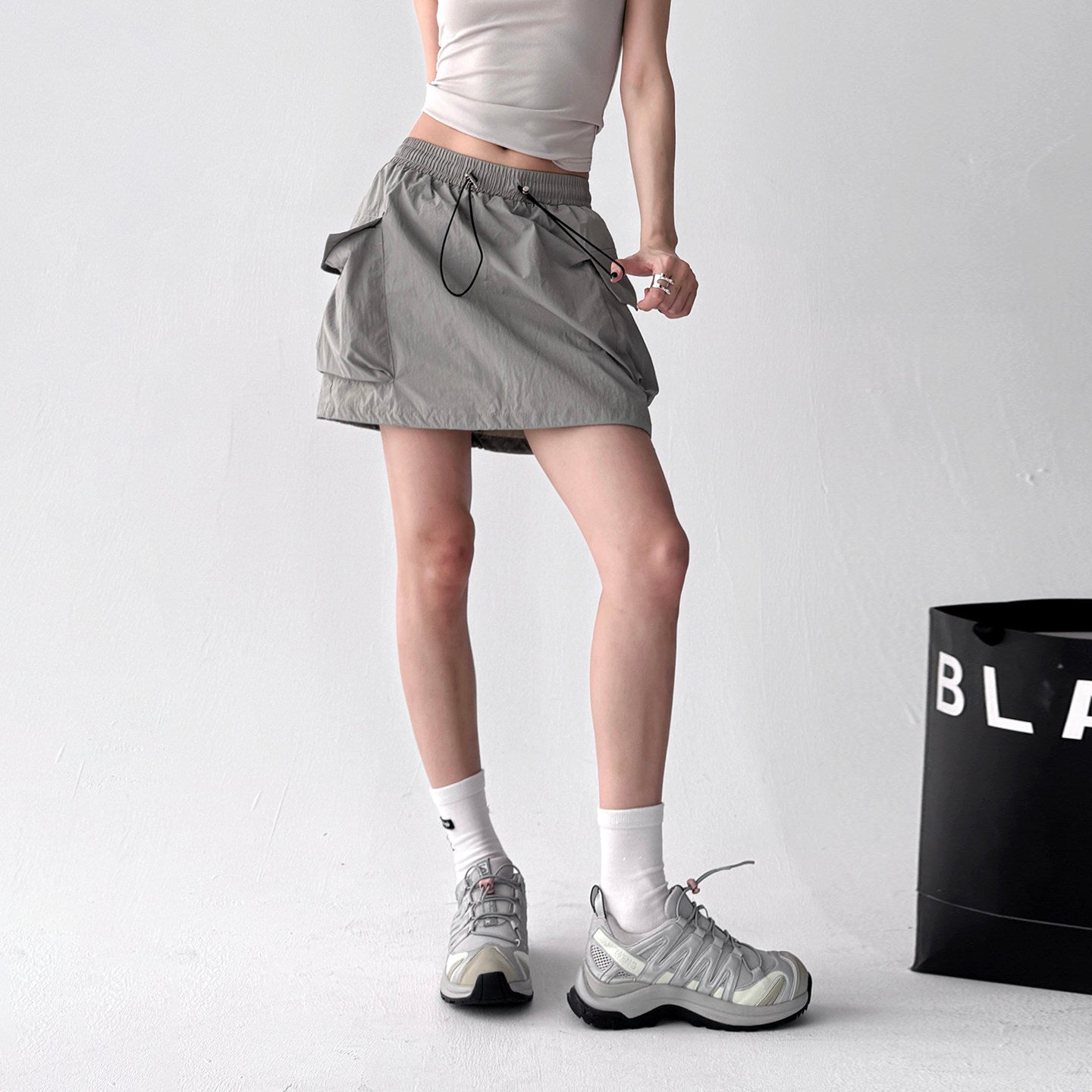 New cargo shorts high-waisted sports skirts
