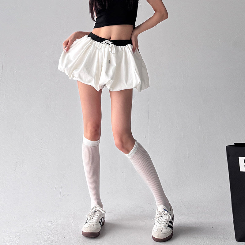 Women's Spring and Summer 2026 New Super Hot Summer Dress French Playful Bud Skirt Sweet and Cool Shorts are popular this year