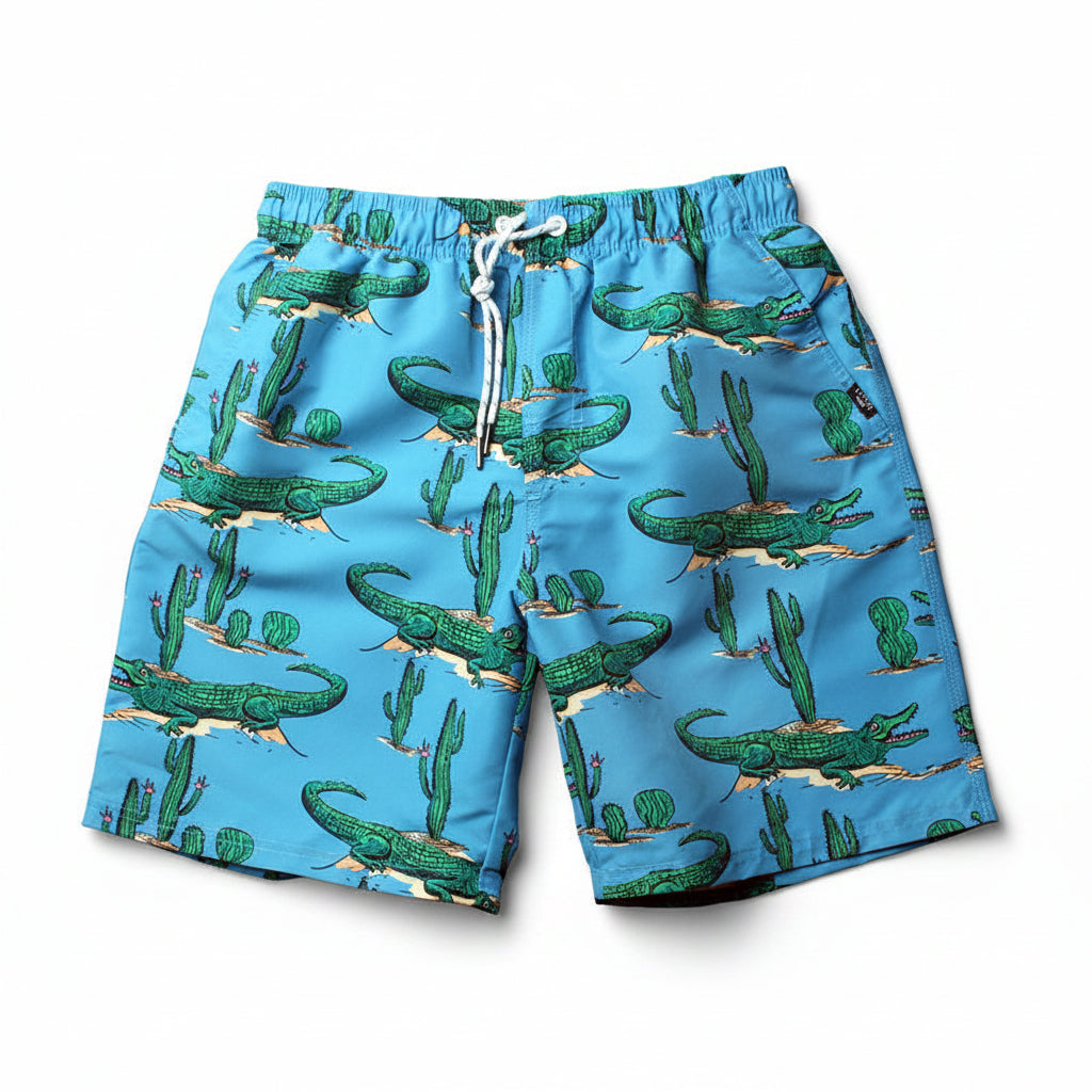 Beach pants crocodile print shorts men's summer shorts