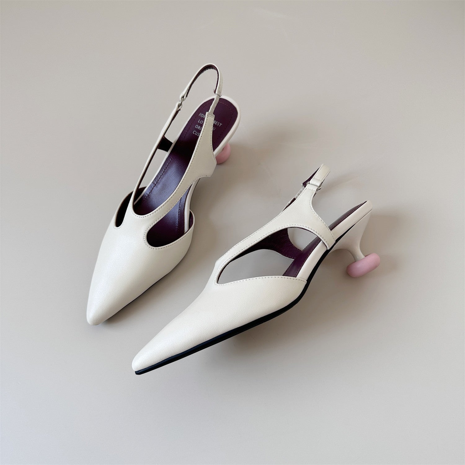 Silver mid heel toe sandals women's summer pointed toe shoes