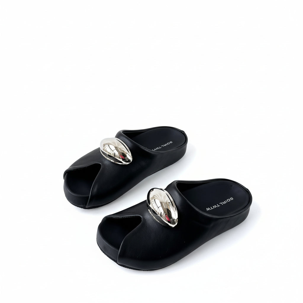 One-foot slip-on Summer Women Slippers