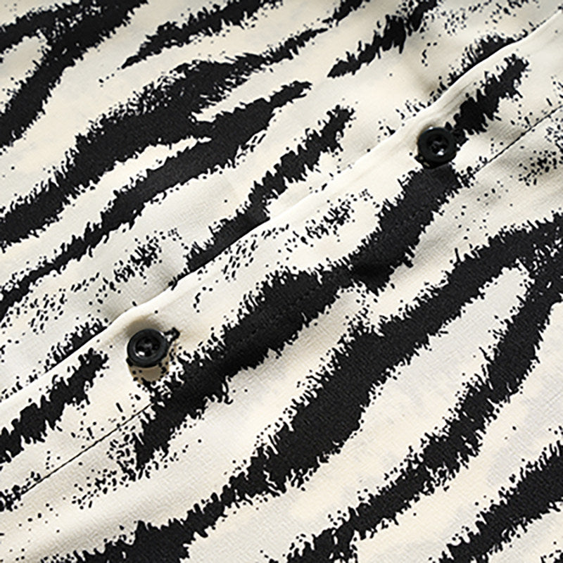 Men Cropped Sleeve Shirt