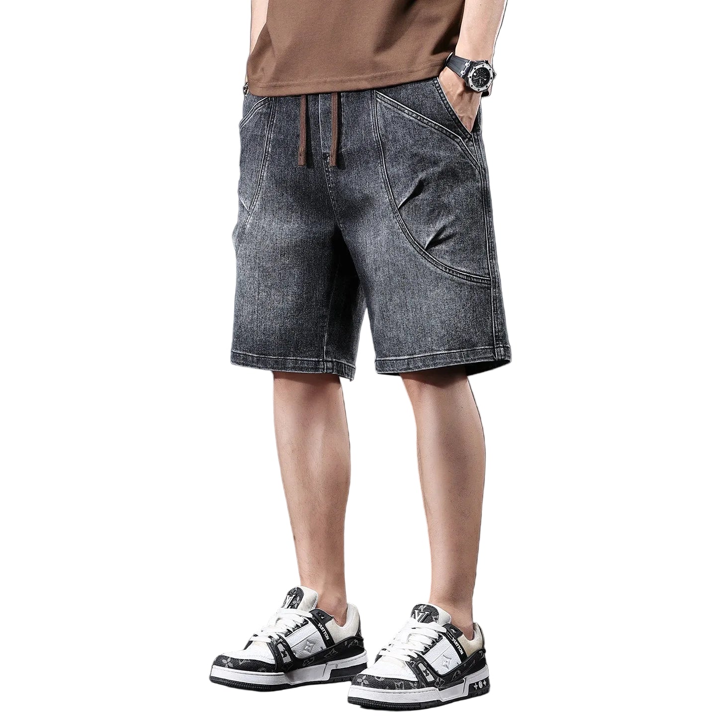 Denim shorts casual men's medium pants