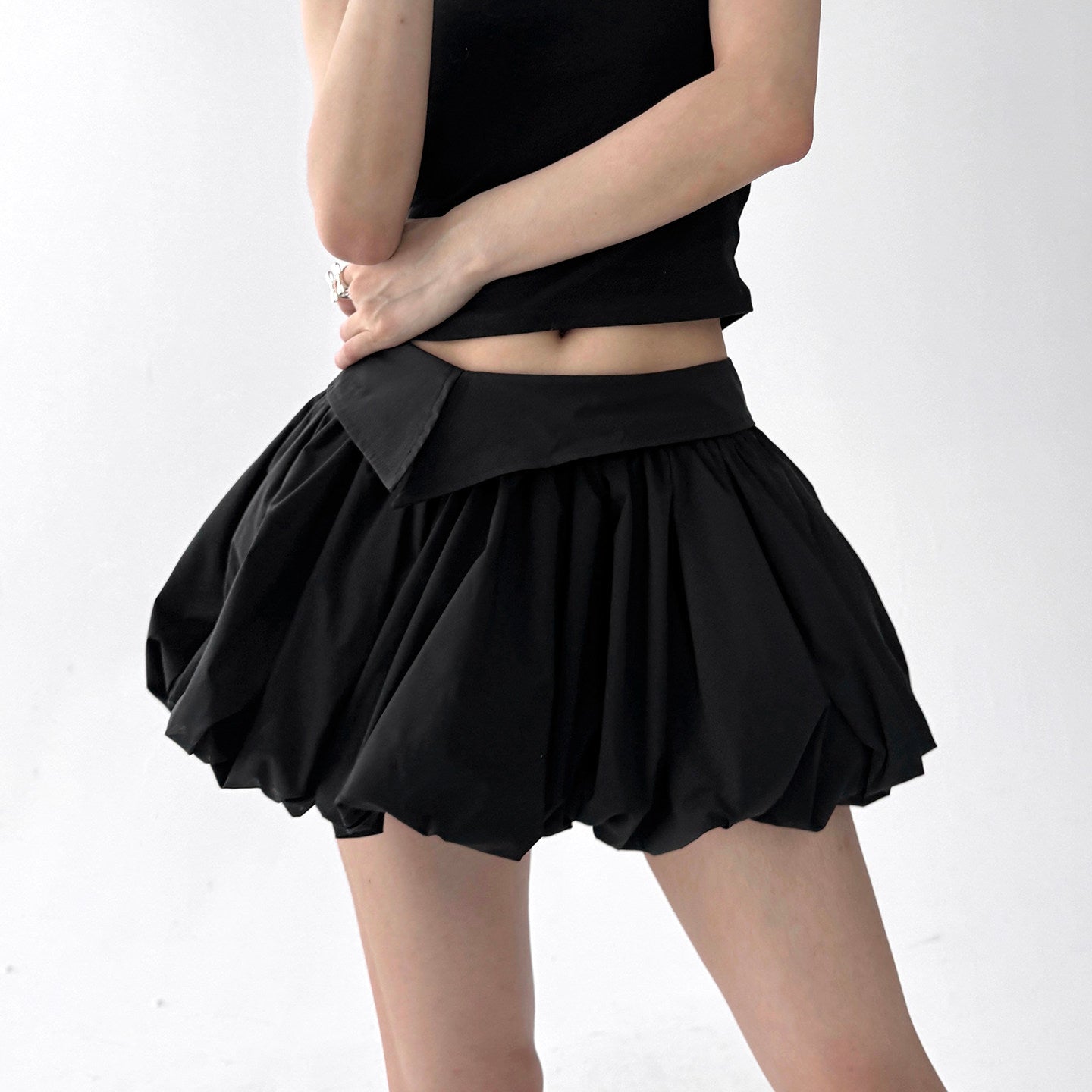 Bubble fashionable skirt women's short skirt