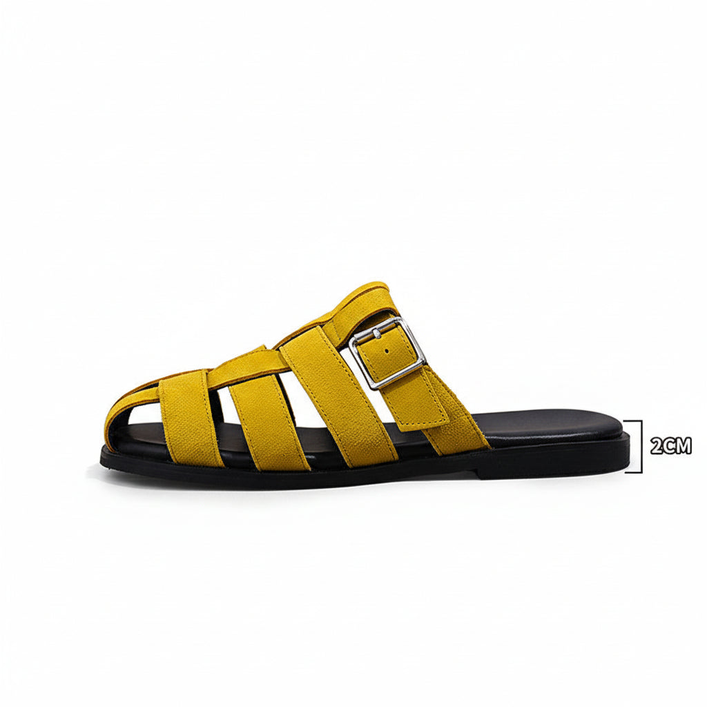 Woven Toe Sandals Half Slippers