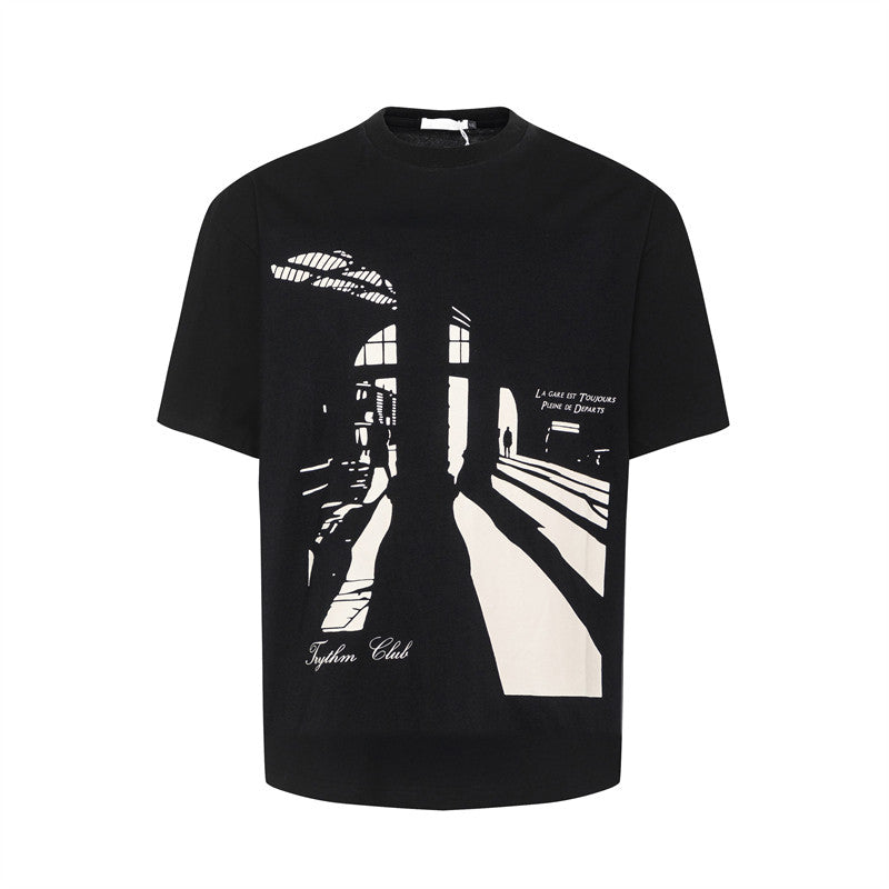 T-shirt Black Couple Tee Unisex Top