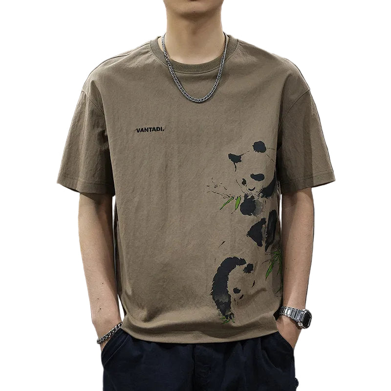 T-shirt men's brown unisex tee