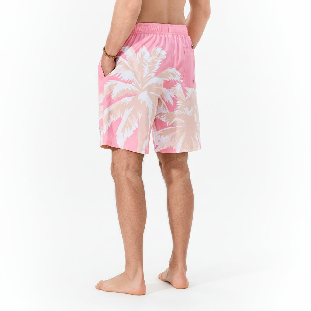 Beach pants men's gentle pink casual loose shorts
