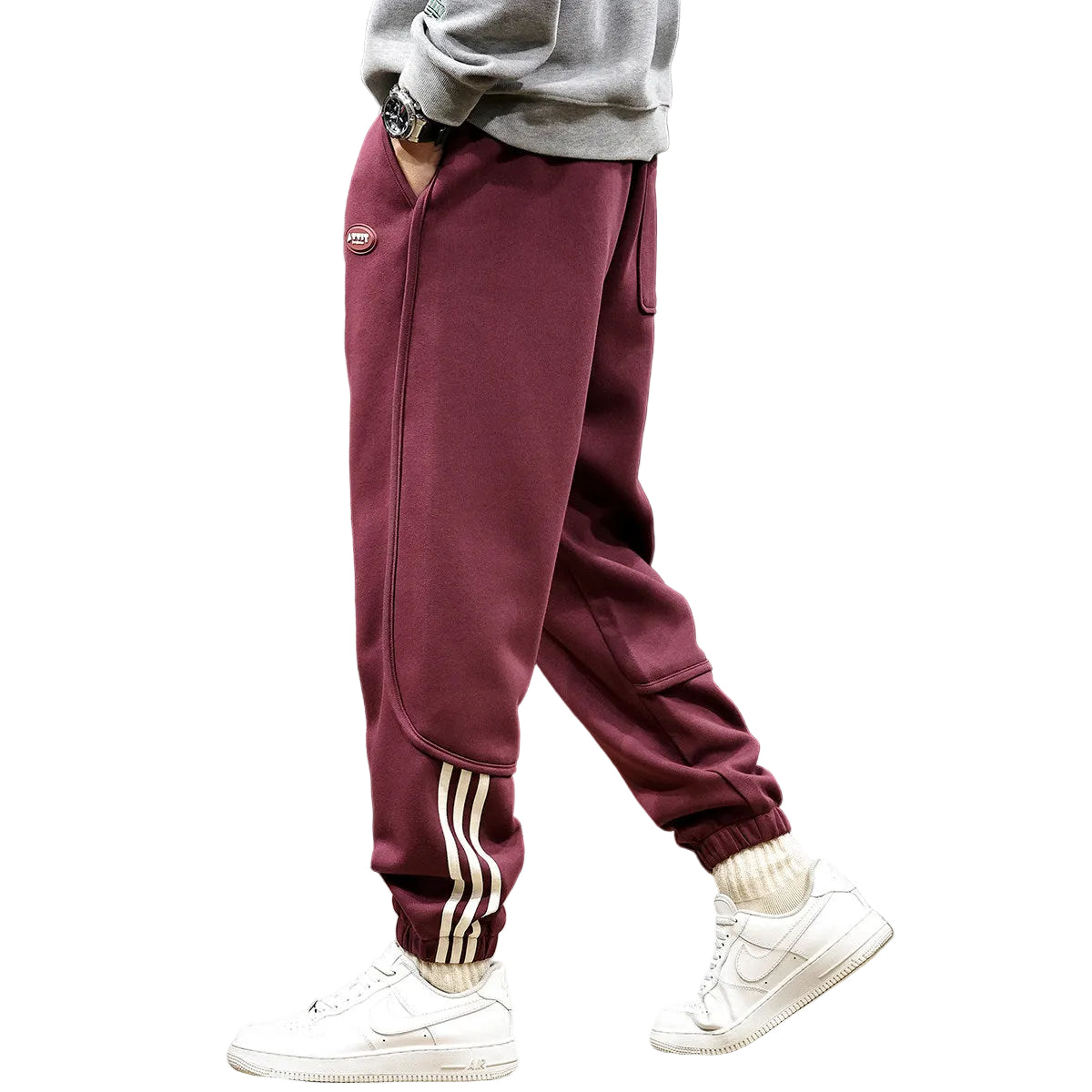 Men striped sweatpants