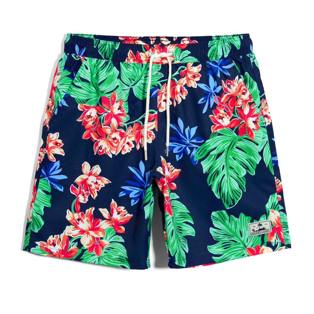 Beach pants men's gentle pink casual loose shorts