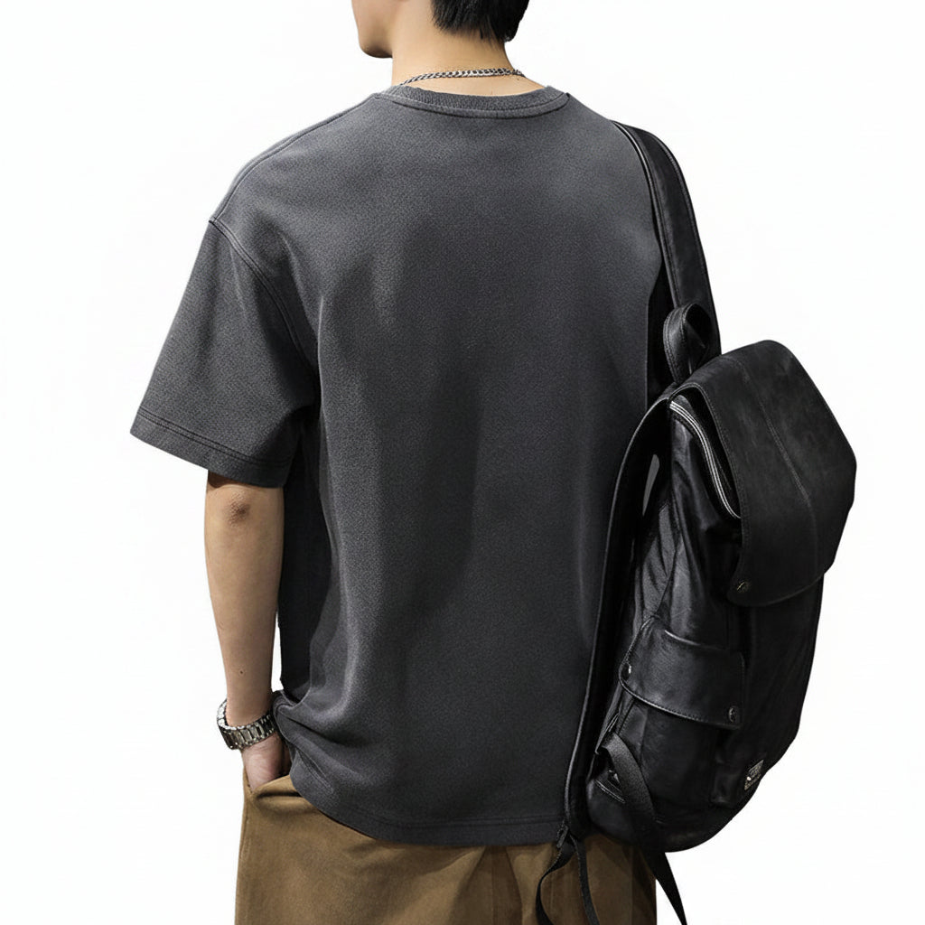 T-shirt men's summer loose casual unisex tee