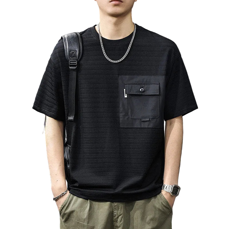 T-shirt men top loose tee