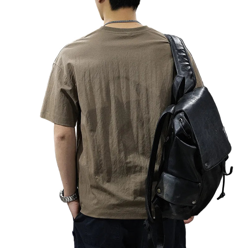 T-shirt men's brown unisex tee