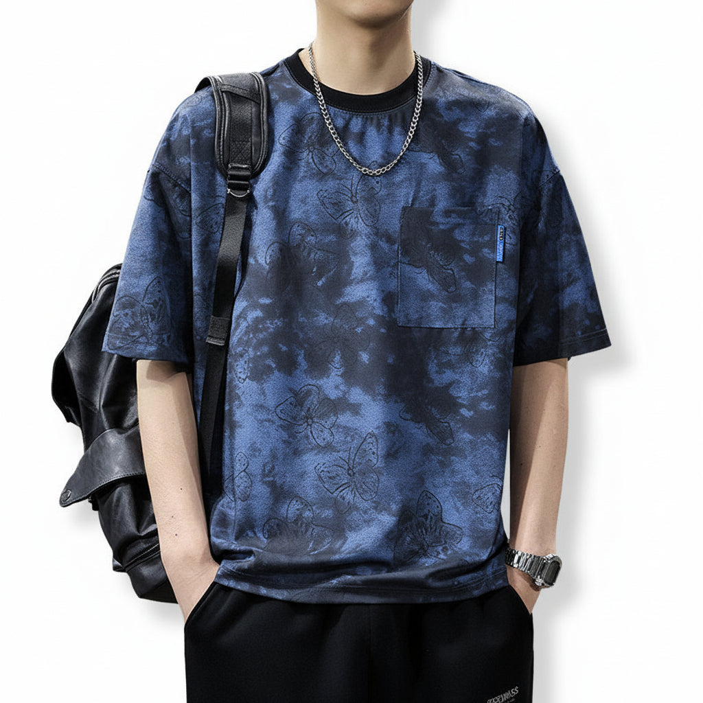 Crewneck t-shirt men top