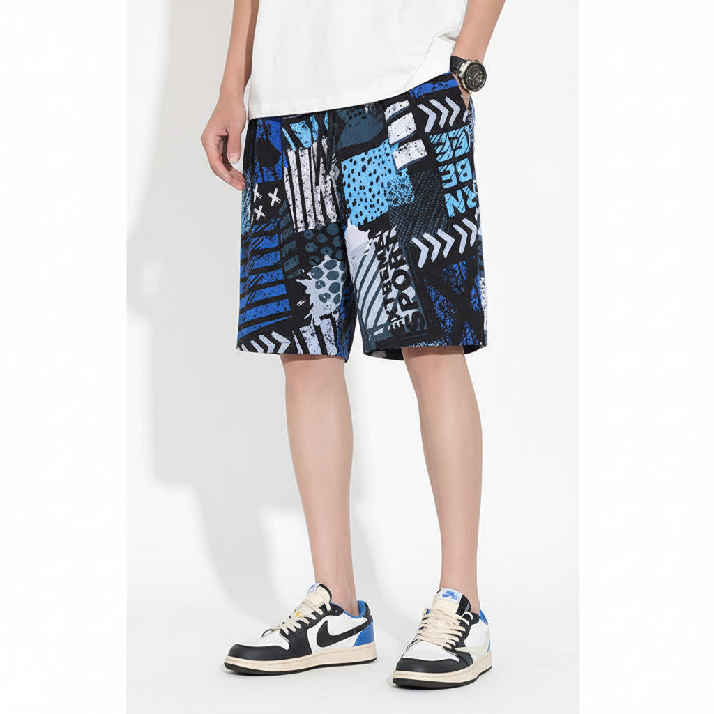 Multi colour beach men's summer pants