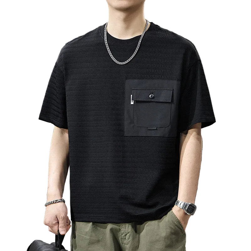 T-shirt men top loose tee
