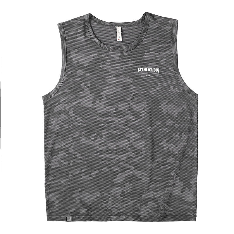 Sleeveless men's loose casual shirt